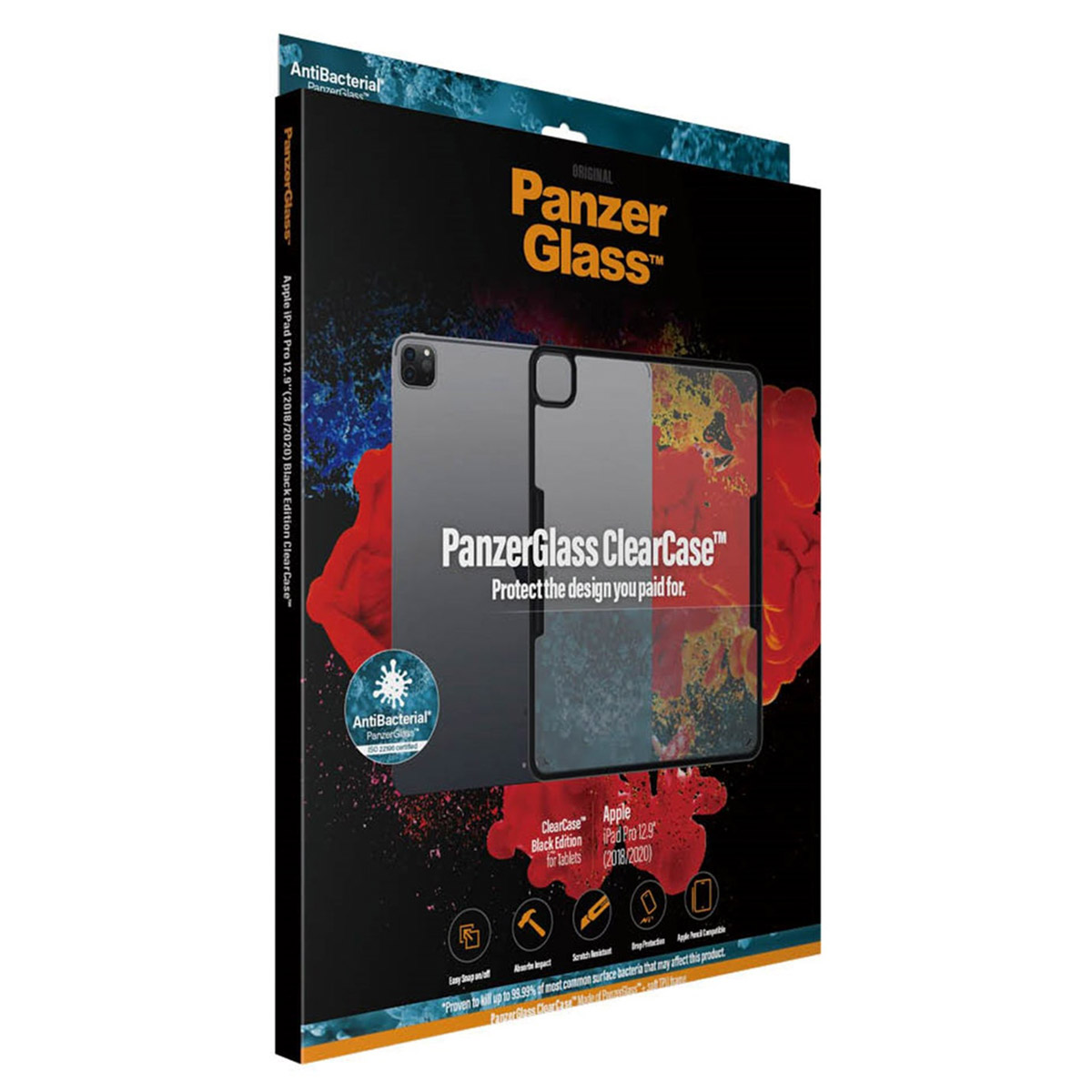 PanzerGlass ClearCase Apple iPad Pro 12.9 (2018/2020/2021/2022) - Transparant