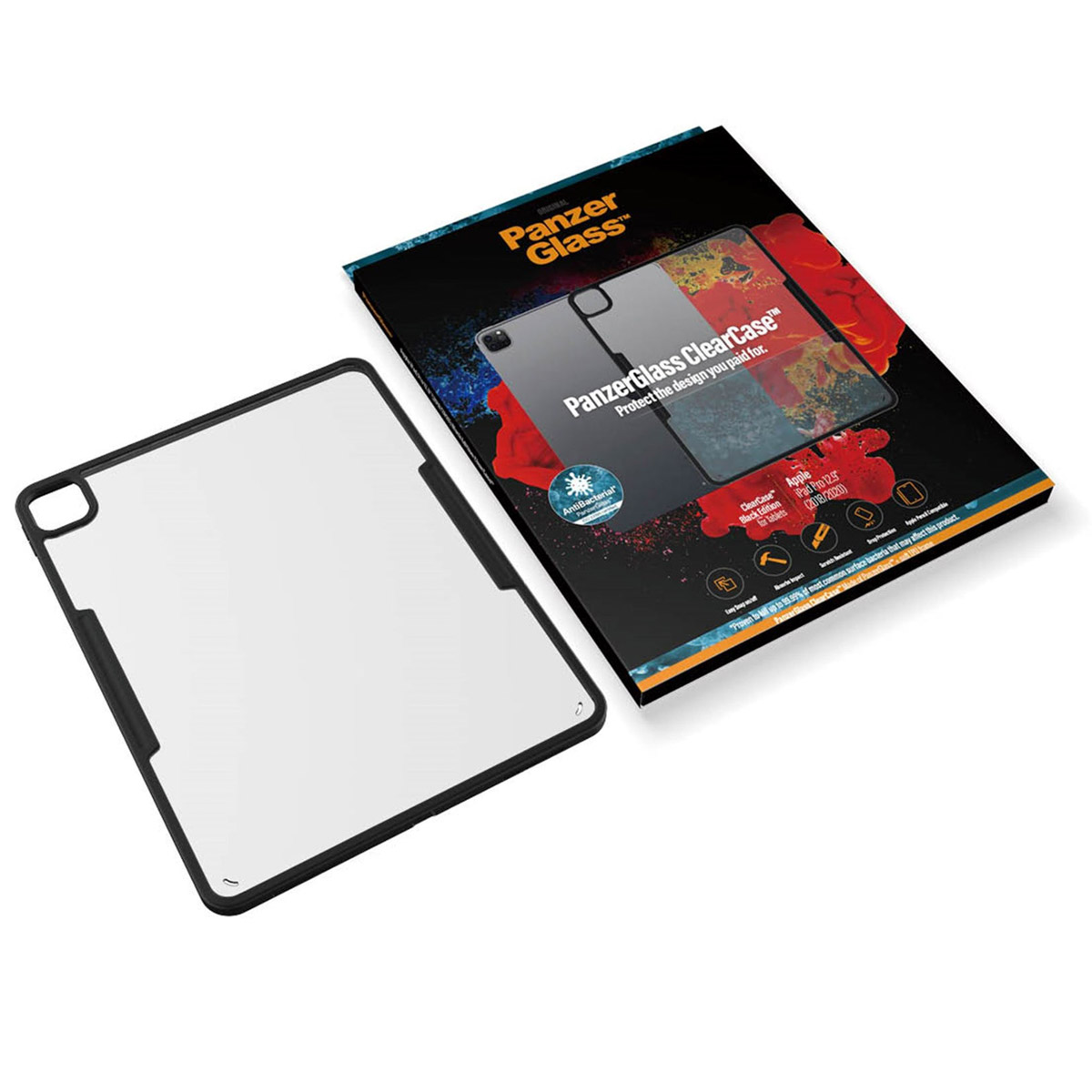 PanzerGlass ClearCase Apple iPad Pro 12.9 (2018/2020/2021/2022) - Transparant