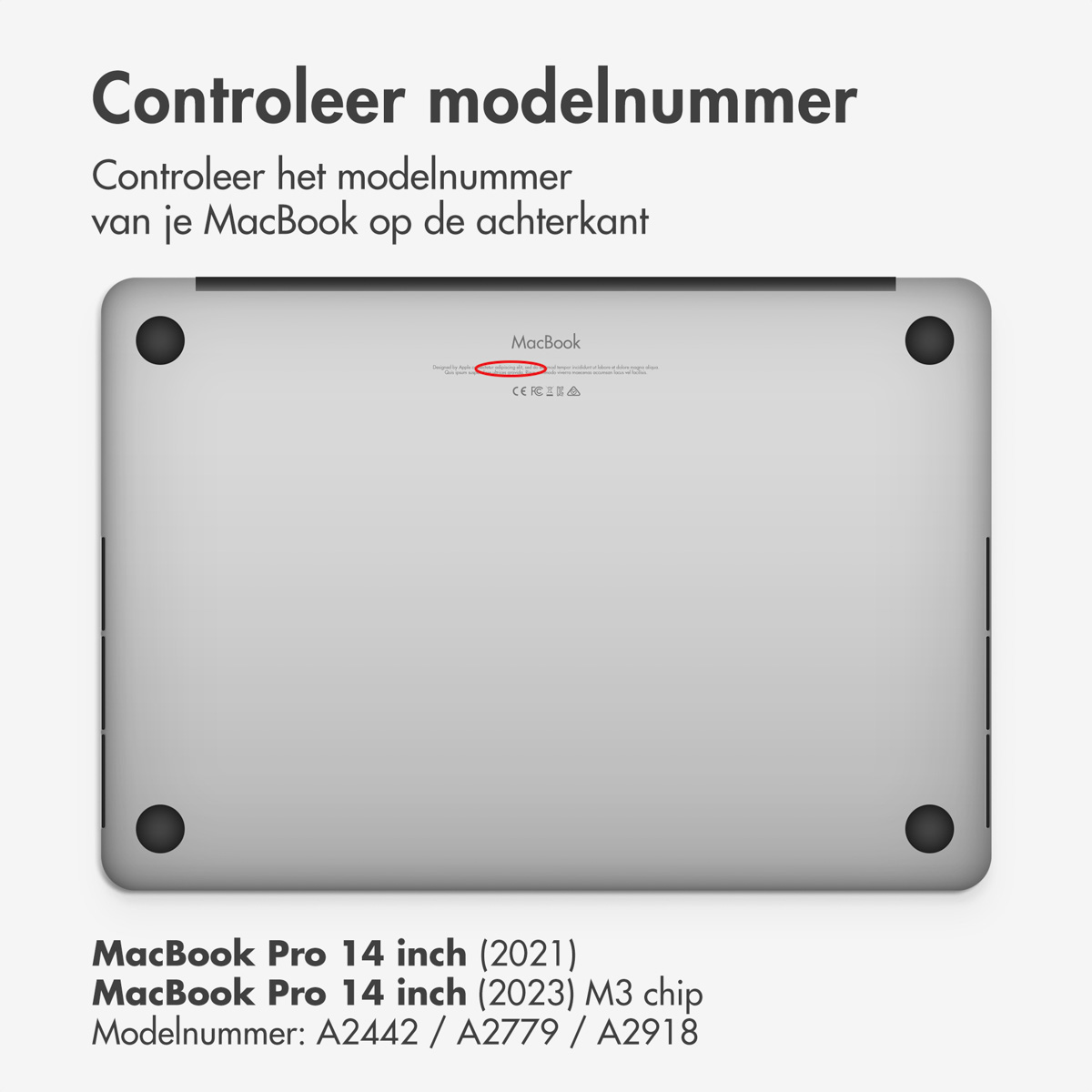Accezz Magnetische Screenprotector MacBook Pro 14 inch (2021) / Pro 14 inch (2023) M3 chip - A2442 / A2779 / A2918 / A2992