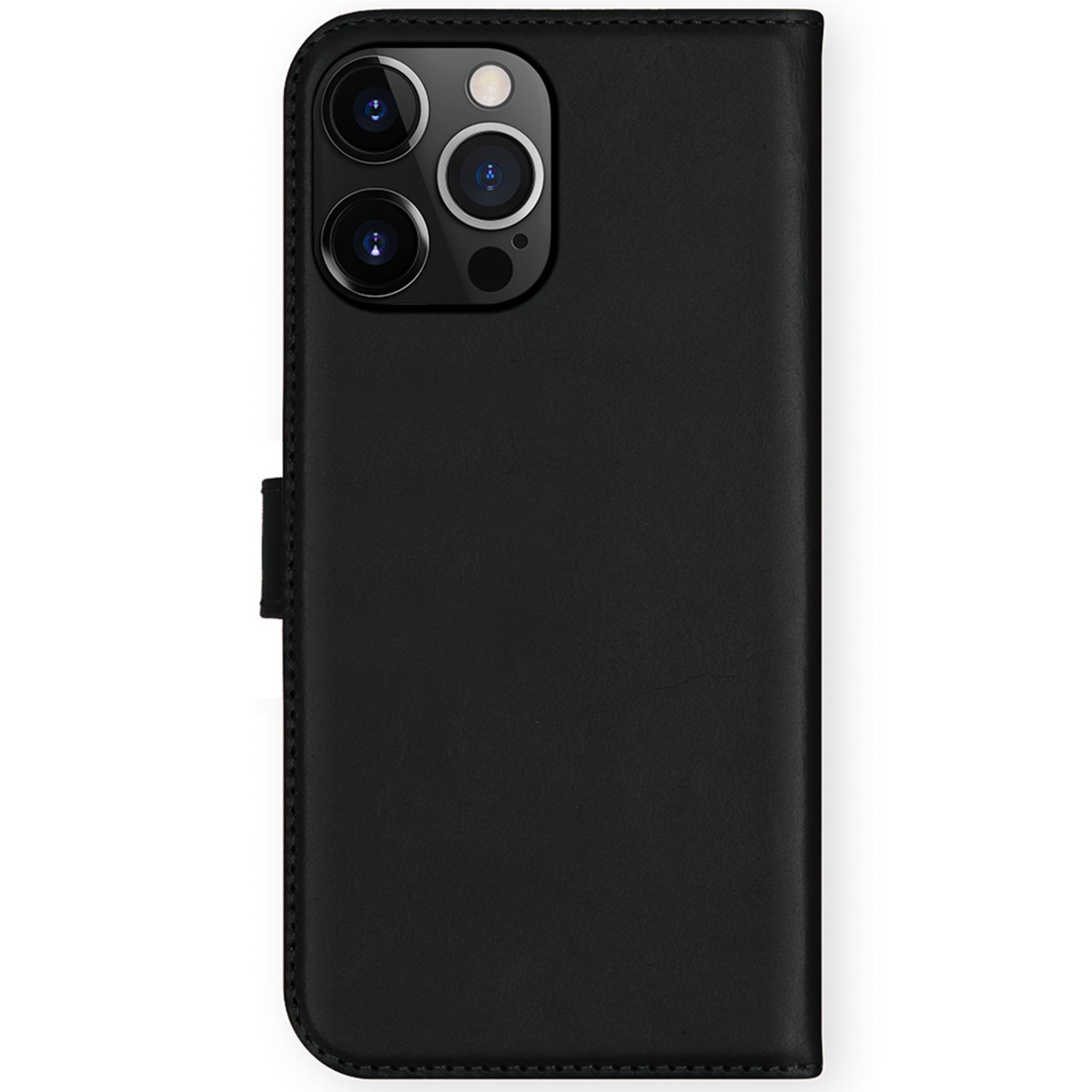 Selencia Echt Lederen Bookcase Apple iPhone 13 Pro - Zwart