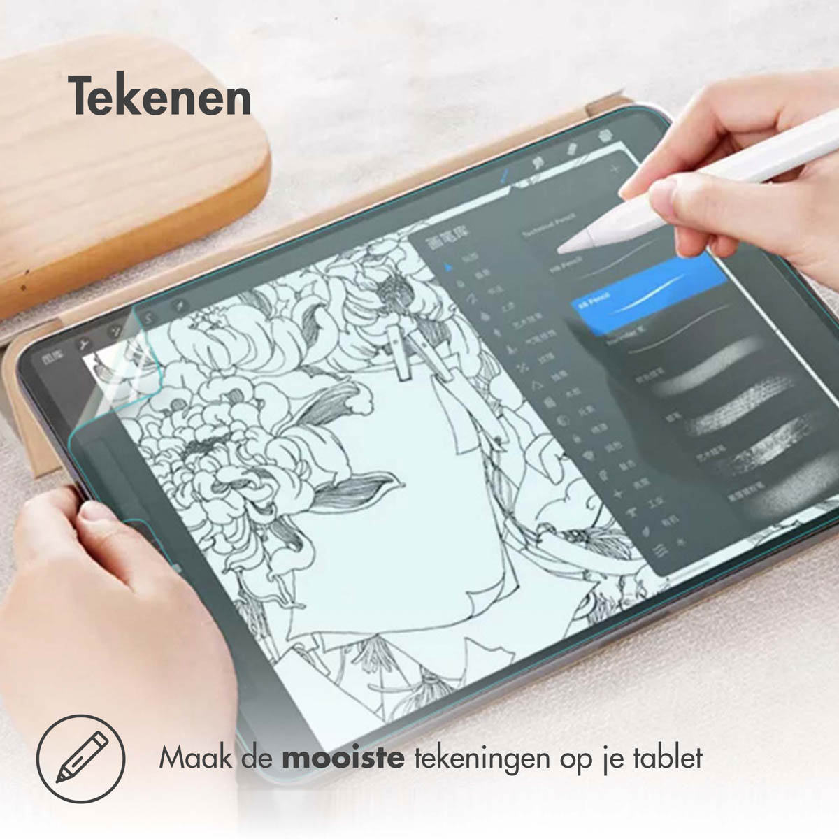 Accezz Paper Feel Screen Protector Apple iPad Pro 13 (2024) M4
