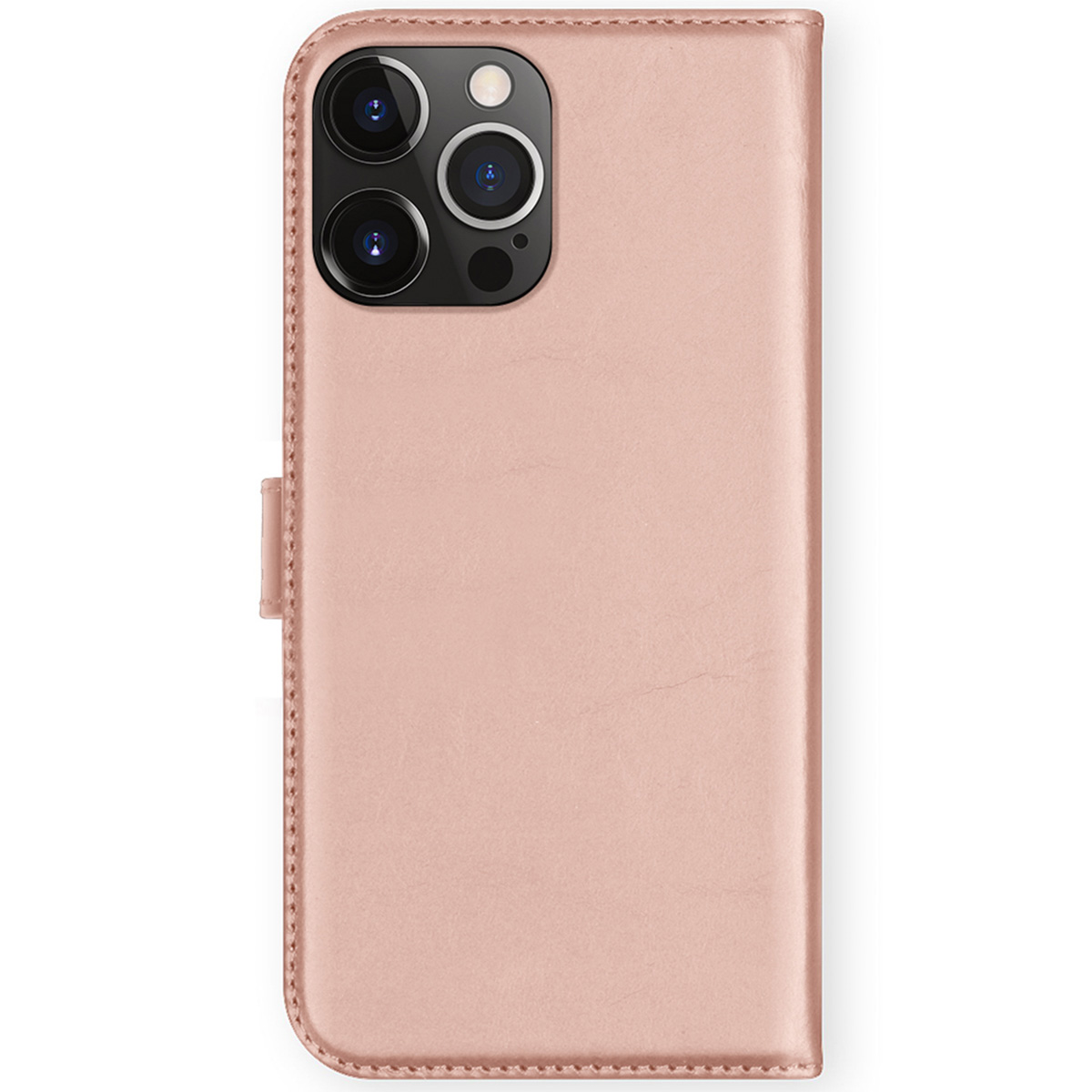 Selencia Echt Lederen Bookcase Apple iPhone 13 Pro Max - Roze