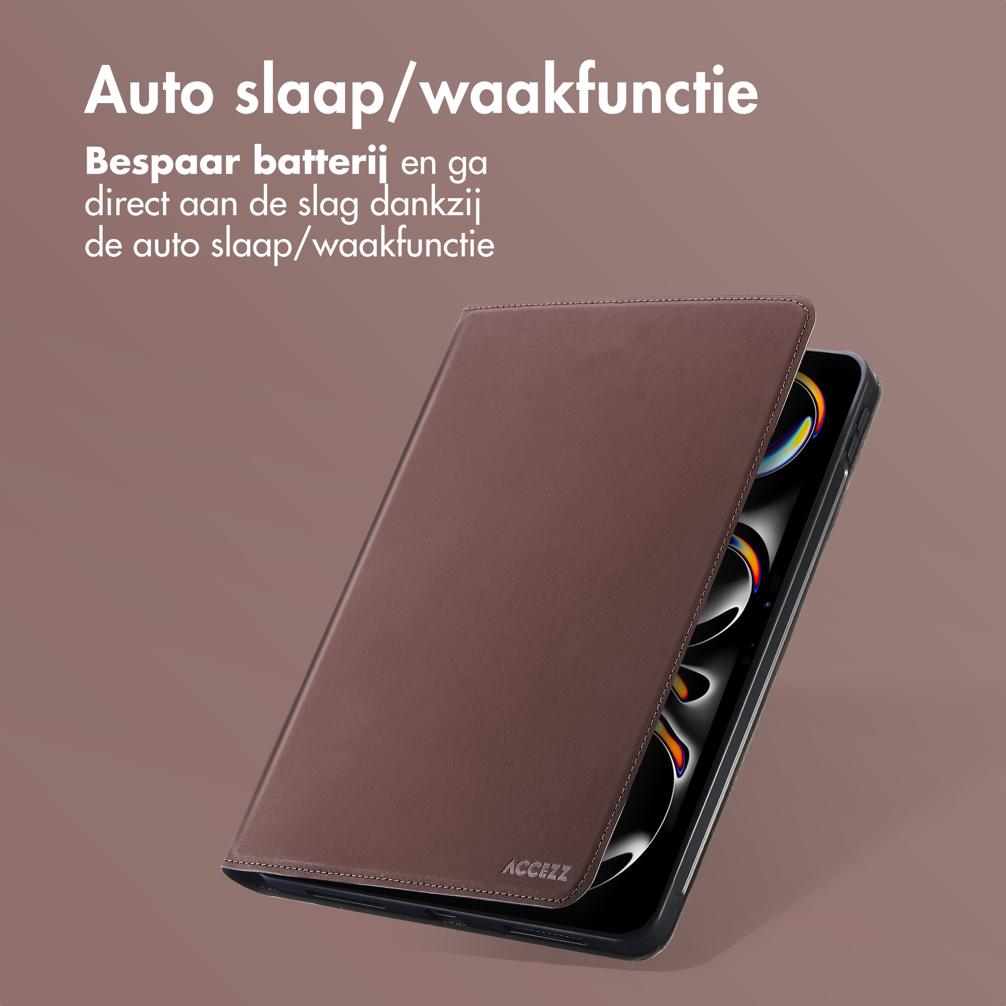 Accezz Classic Tablet Case Apple iPad Pro 11 (2024) M4 - Bruin