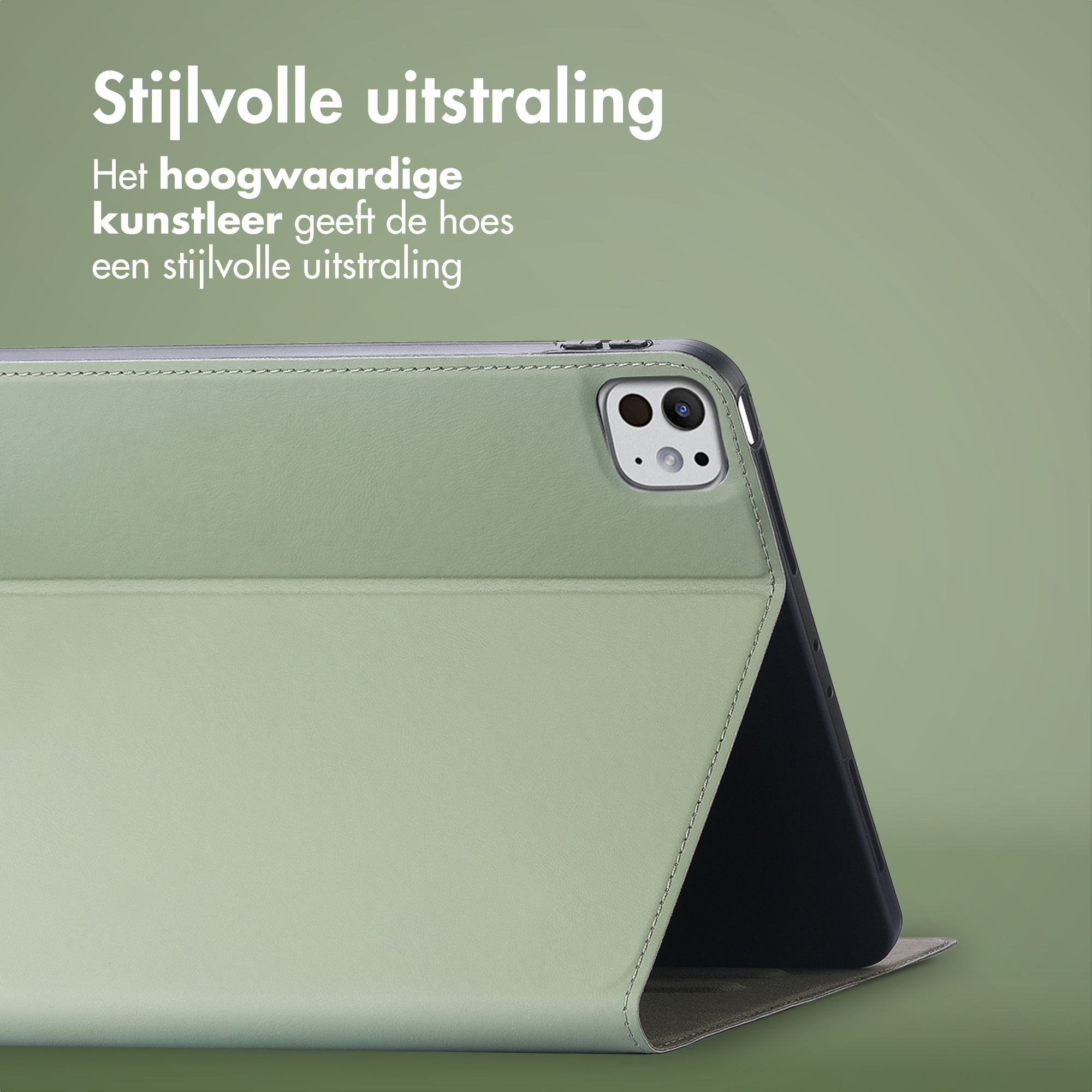 Accezz Classic Tablet Case Apple iPad Pro 11 (2024) M4 - Groen