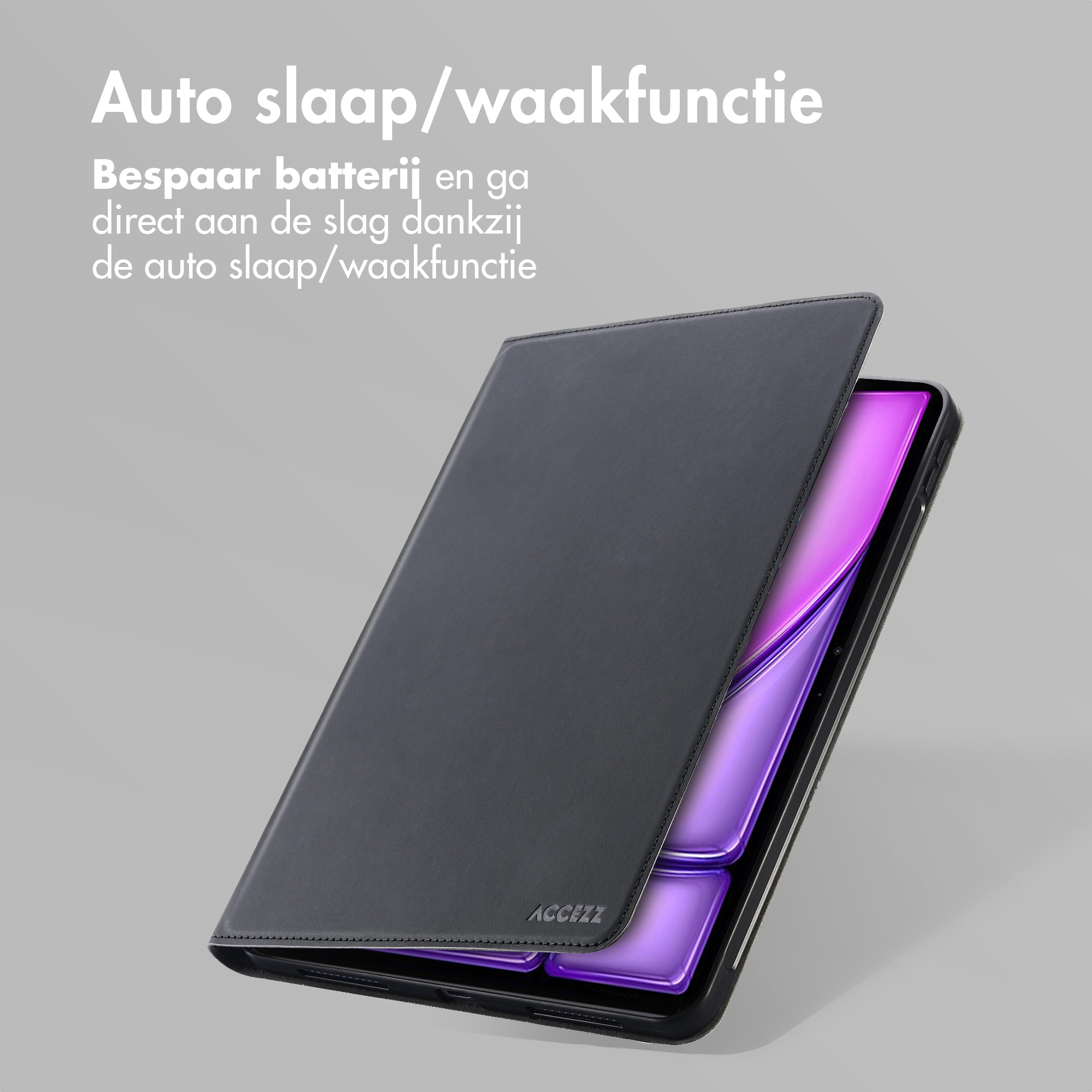 Accezz Classic Tablet Case Apple iPad Air 13 inch (2025) M3 / (2024) M2 - Zwart