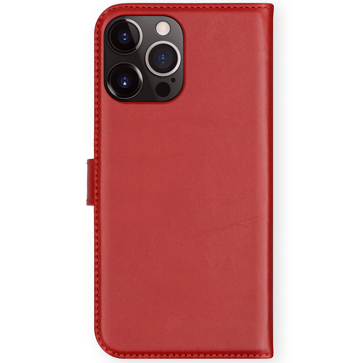 Selencia Echt Lederen Bookcase Apple iPhone 13 Pro Max - Rood