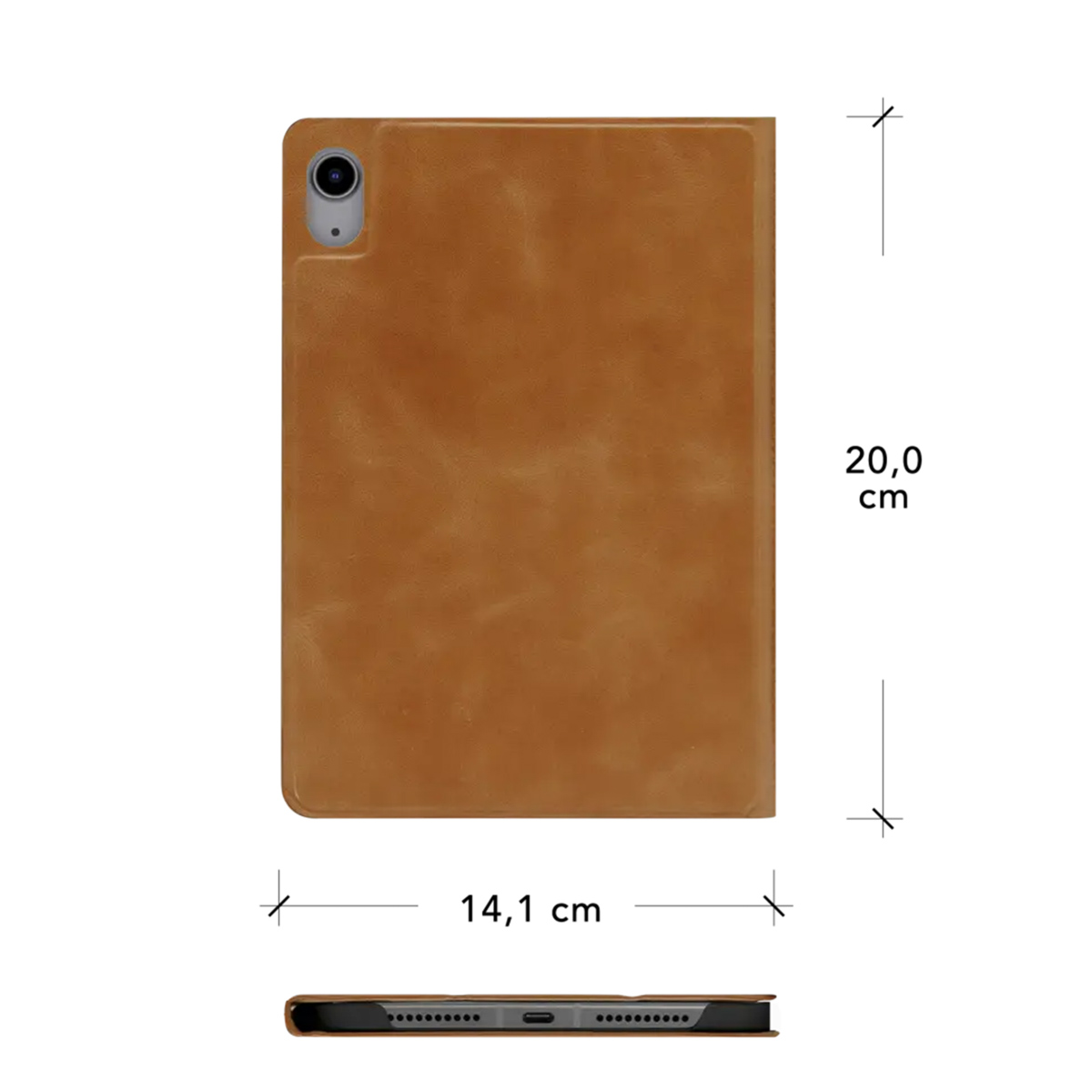 dbramante1928 Risskov Case Apple iPad Air 11 inch (2025) M3 / (2024) M2 / Air 5 (2022) / Air 4 (2020) - Bruin