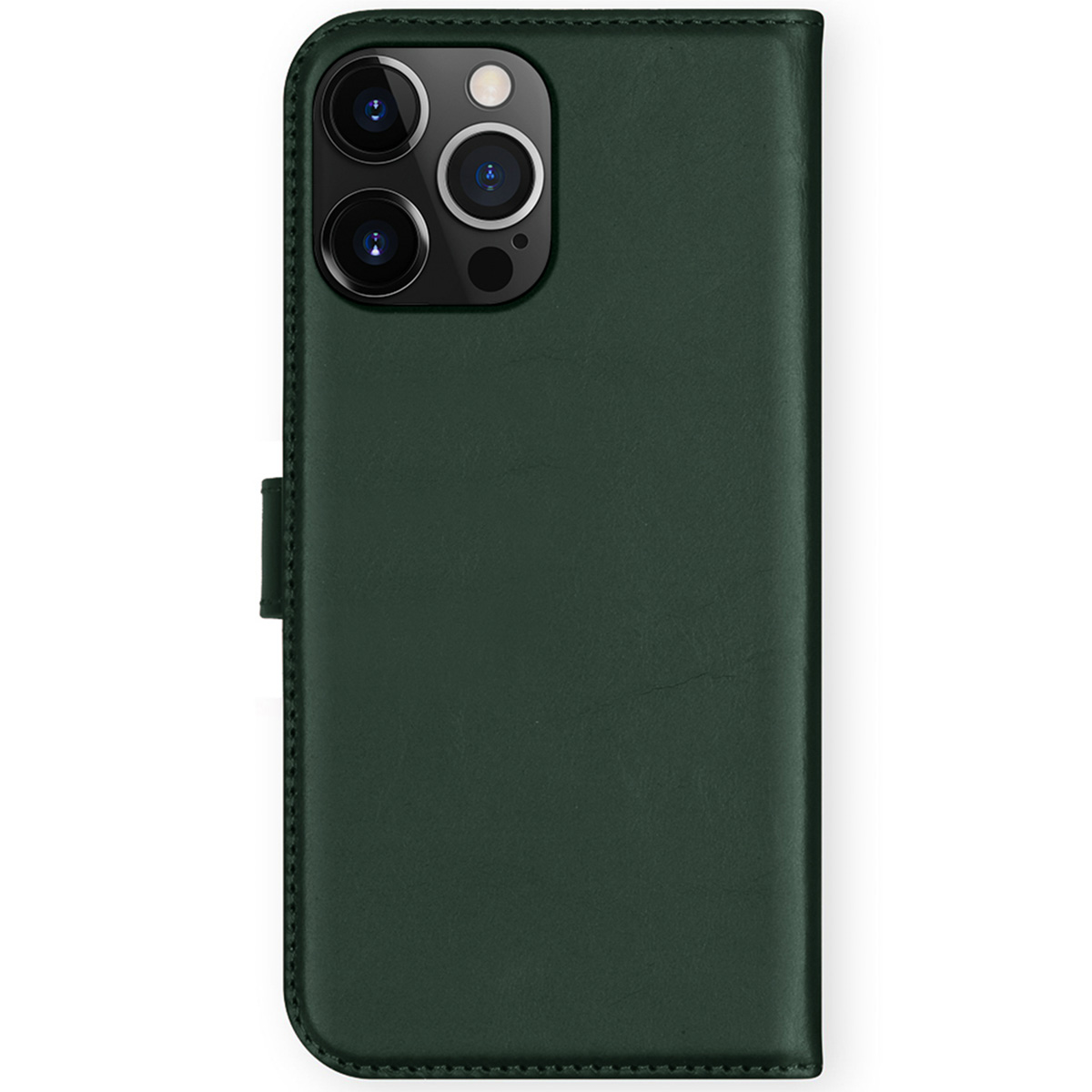 Selencia Echt Lederen Bookcase Apple iPhone 13 Pro Max - Groen
