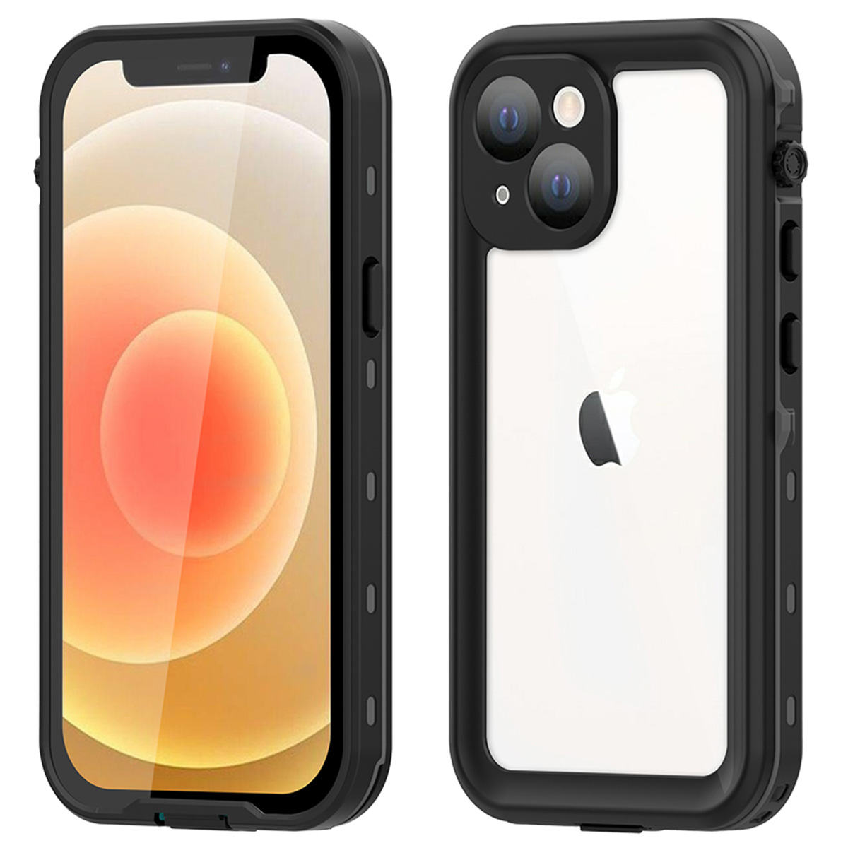 Redpepper Dot Plus Waterproof Backcover Apple iPhone 13 Mini - Zwart