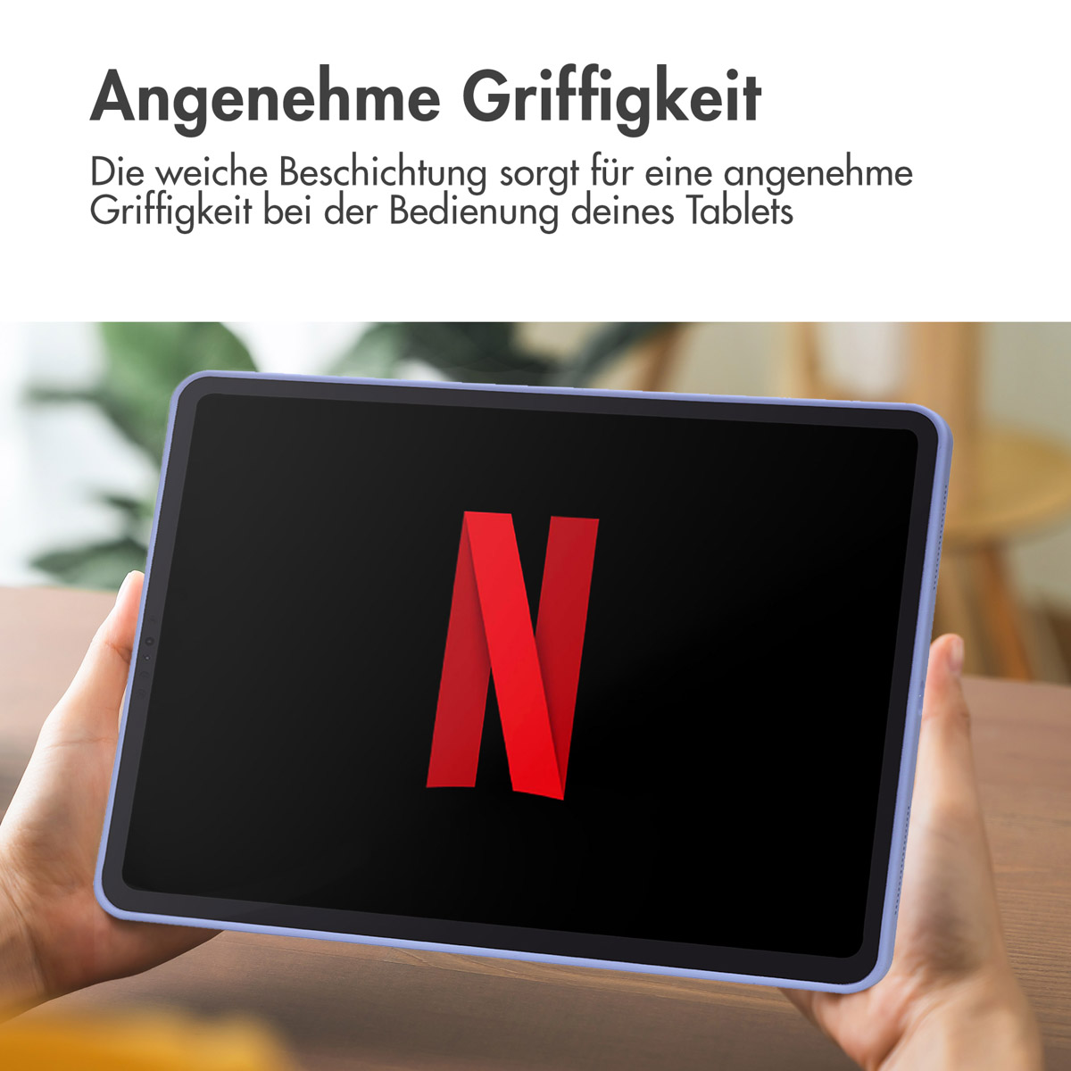 Accezz Liquid Silicone Backcover met penhouder Apple iPad Pro 11 (2024) M4 - Lila