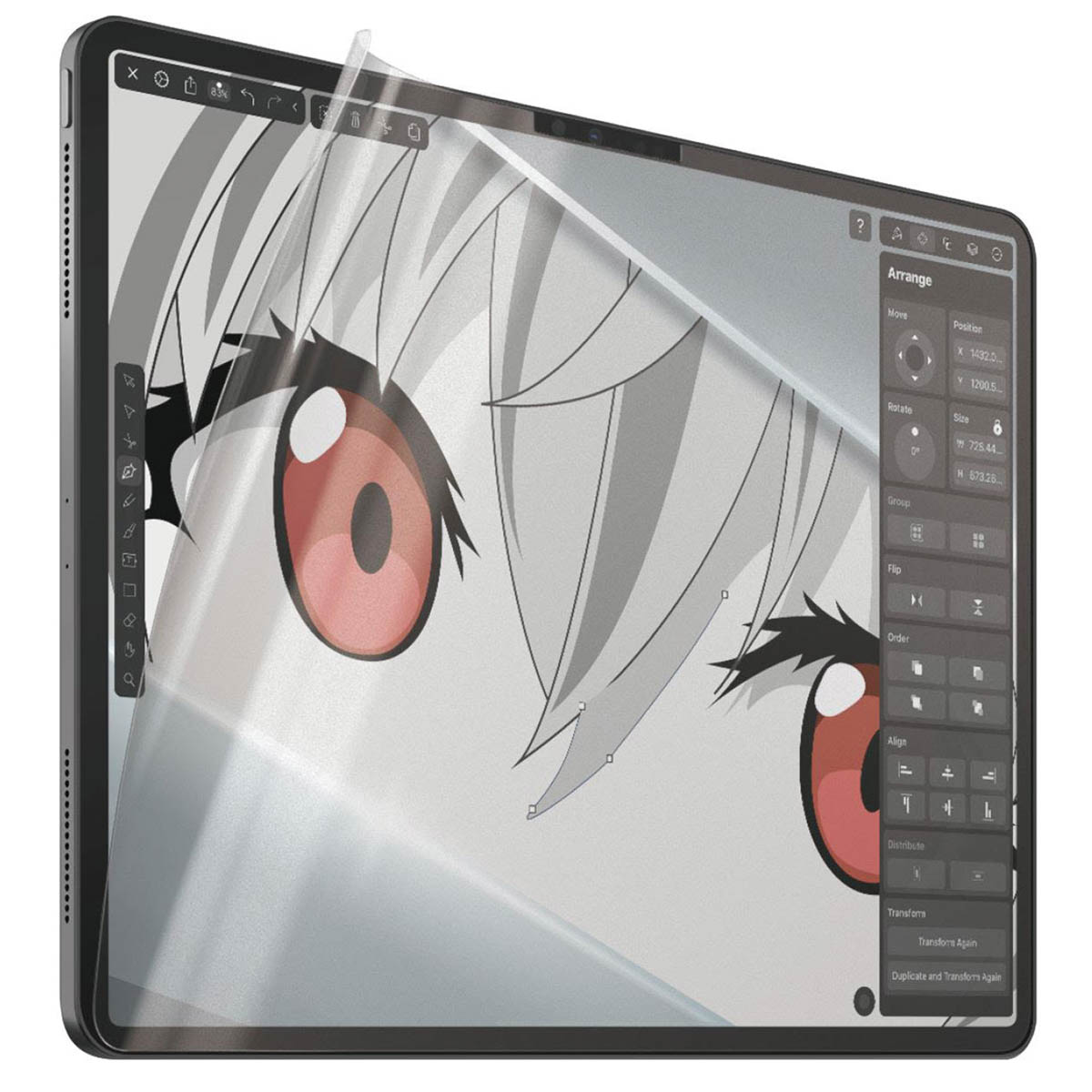 PanzerGlass GraphicPaper Ultra-Wide Fit Screenprotector Apple iPad Pro 13 (2024) M4 / Air 13 inch (2025) M3 / (2024) M2