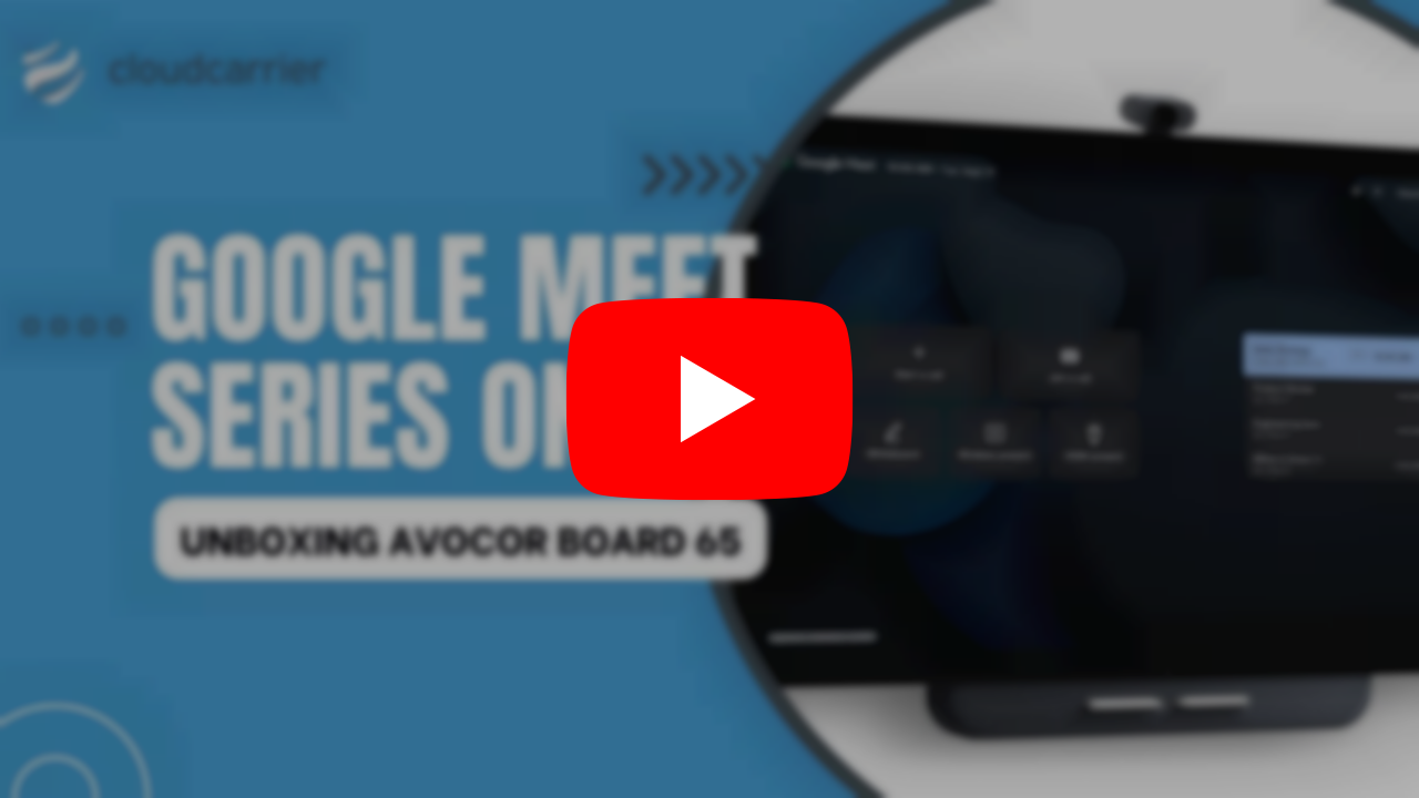 Google Meet Avocor Series One Board 65